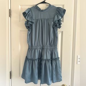 Dusty Blue mini dress